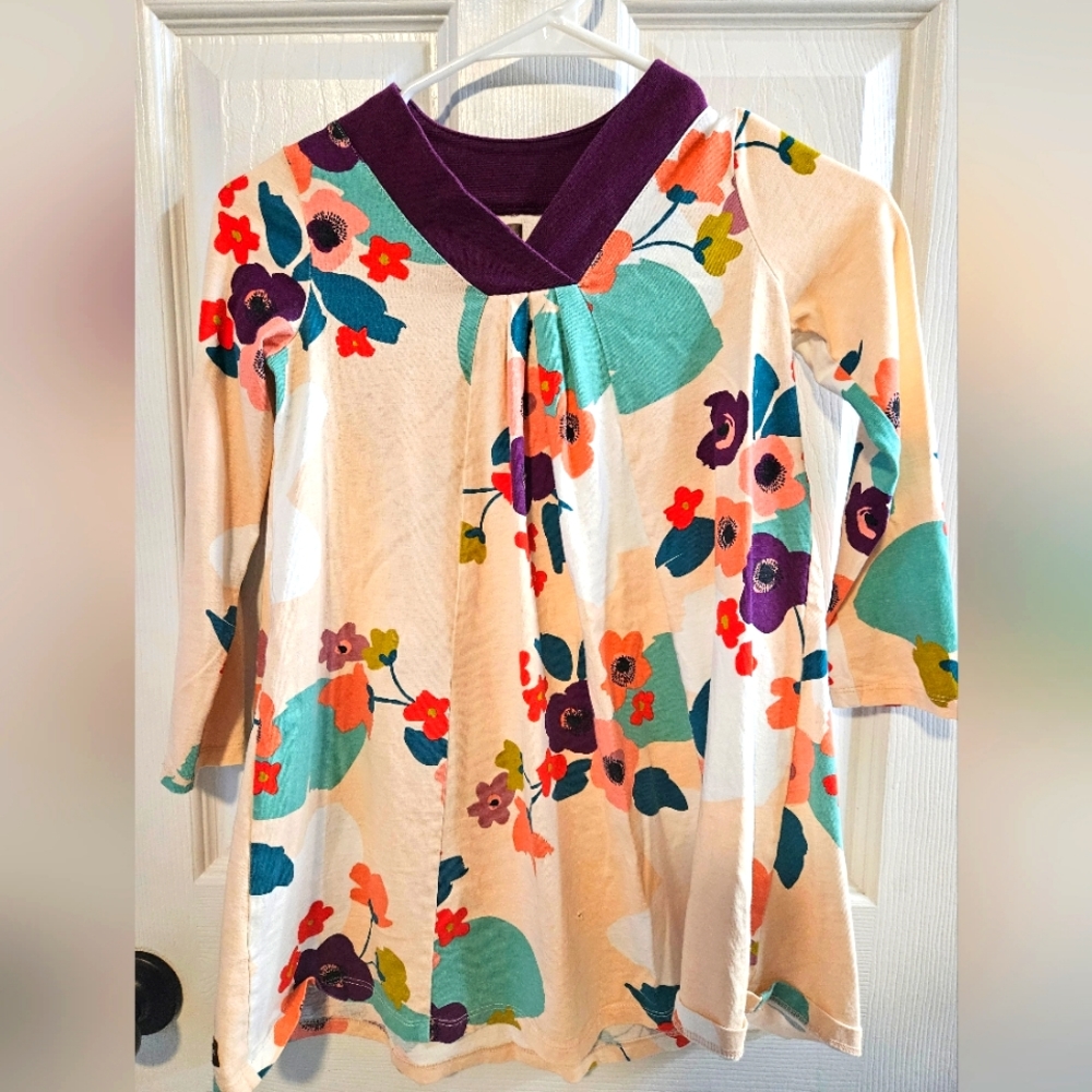 Girl's long sleeve Tea Collection dress size 7